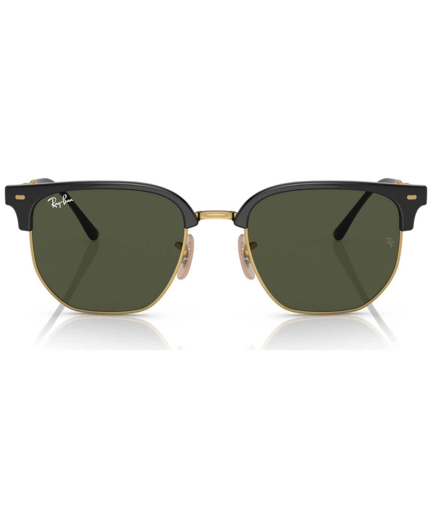 Солнцезащитные очки Ray-Ban Unisex Sunglasses, New Clubmaster RB4416, цвет: Чёрный — фото 2