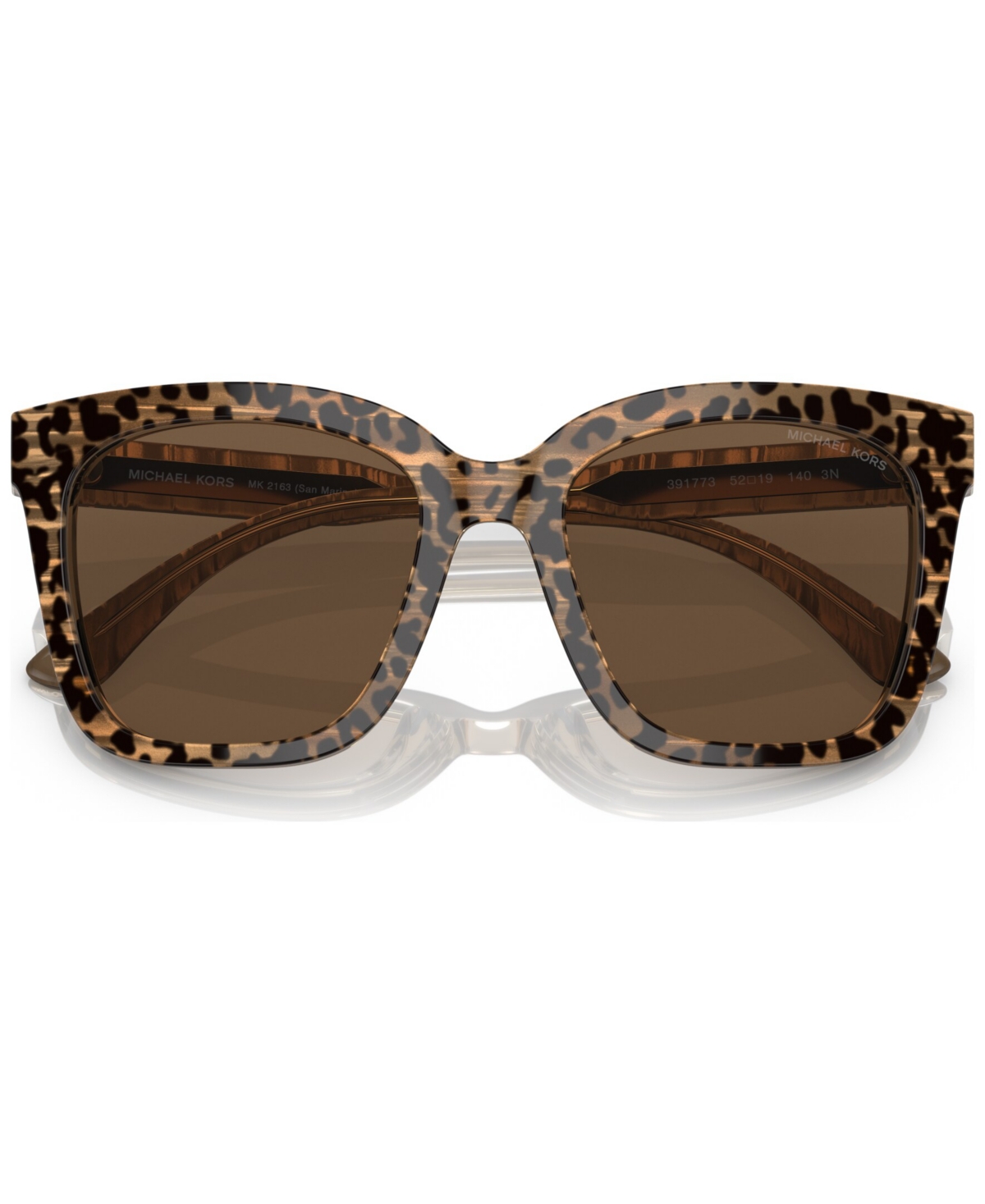 Shop Michael Kors Women's Sunglasses, Mk2163 In Brown Leopard