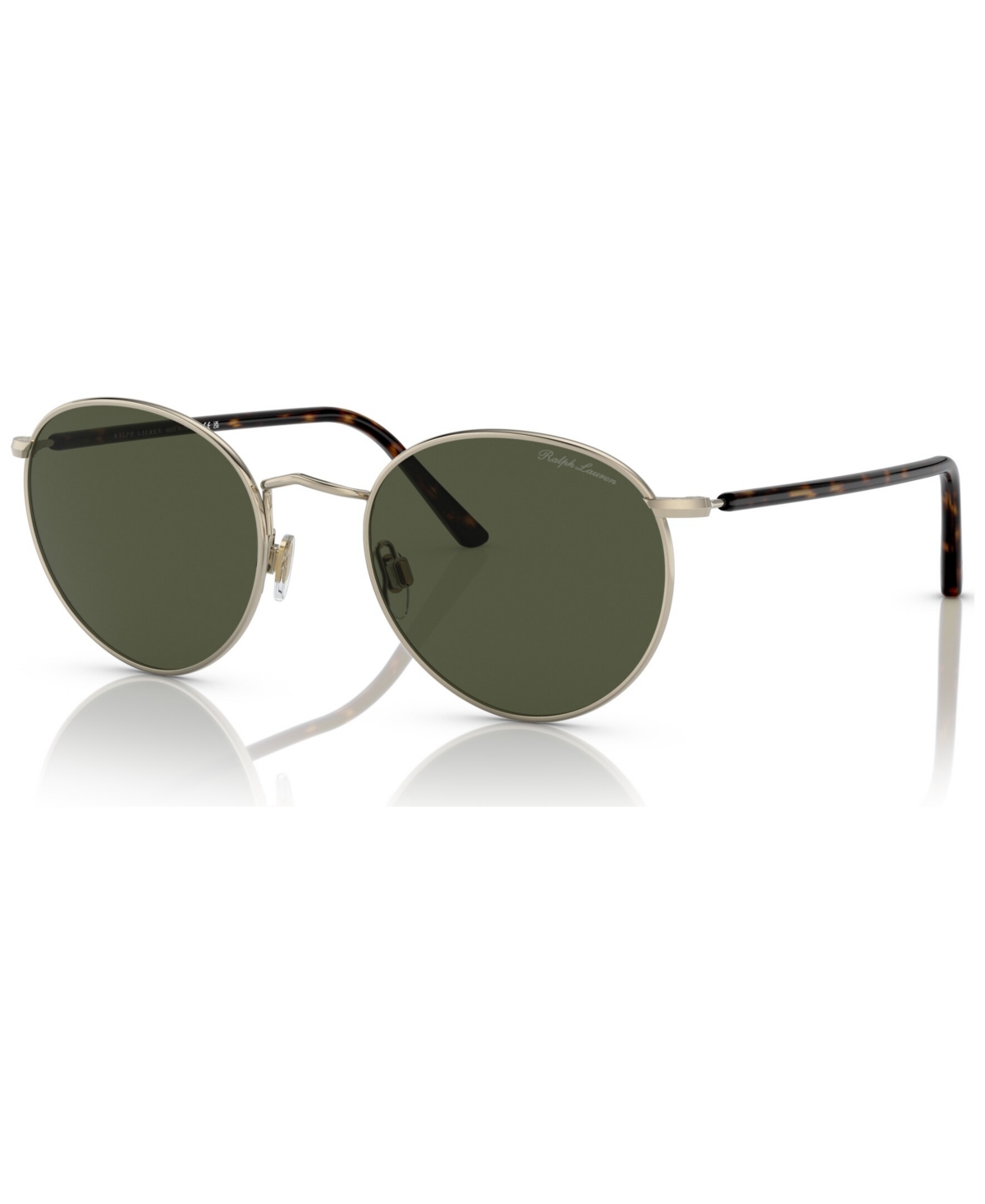 Ralph Lauren Men's Sunglasses, Rl707651-x In Shiny Pale Gold-tone