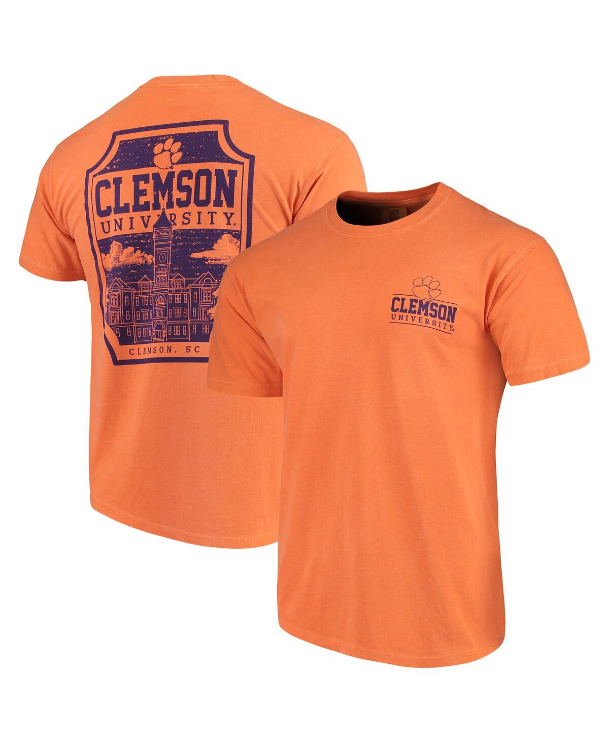 Men's Orange Clemson Tigers Comfort Colors Campus Icon T-shirt - Orange