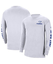 Men's White Florida Gators Heritage Max 90 Long Sleeve T-shirt