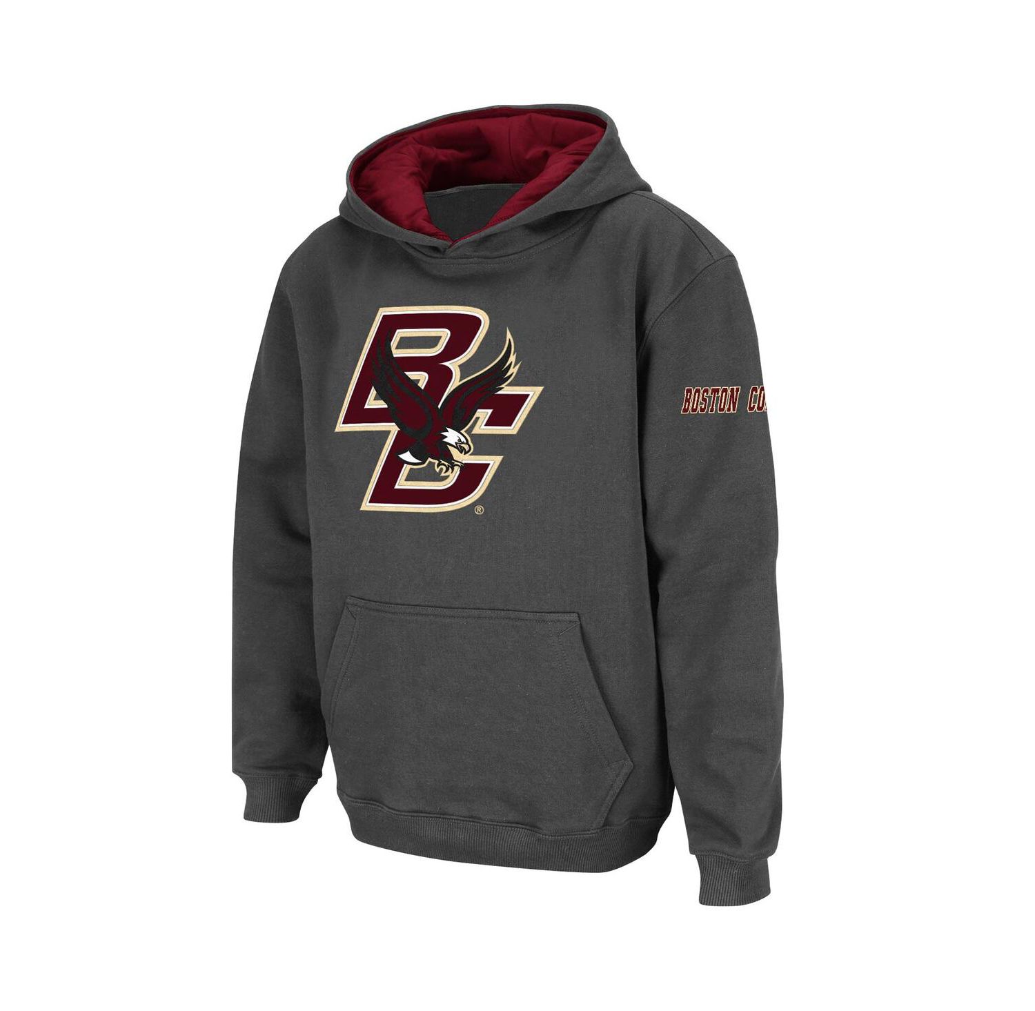 Big Boys Boston College Eagles Big Logo Pullover Hoodie