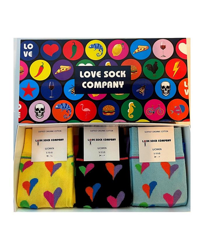 Love Sock Company Women's Orlando Gift Box of Cotton, Seamless Toe