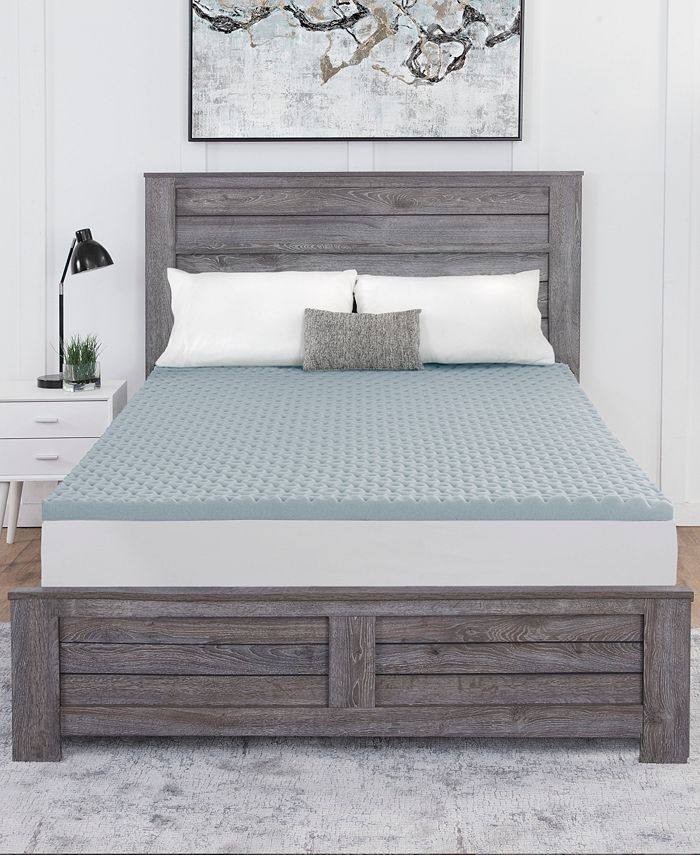 Dream Serenity Cool Point 3" Memory Foam Mattress Topper, Queen Macy's