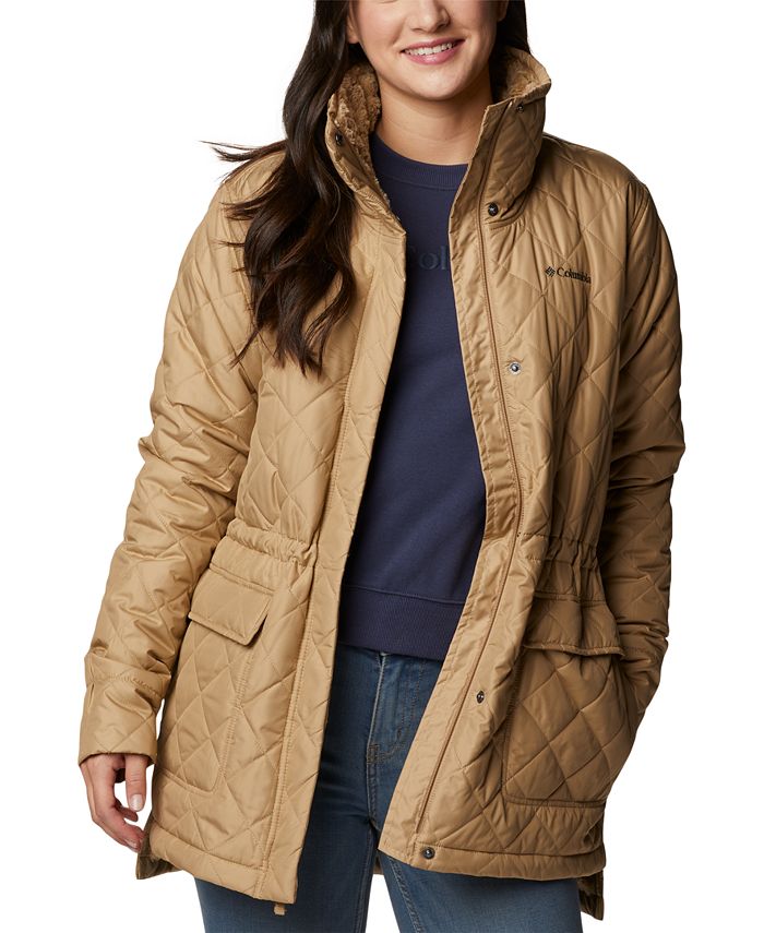 Columbia Women's Copper Crest Novelty Quilted Puffer Coat & Reviews