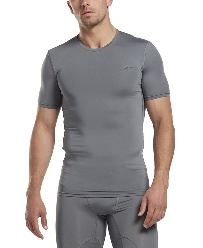 Reebok Workout Ready Compression Short-Sleeve T-Shirt - Macy's