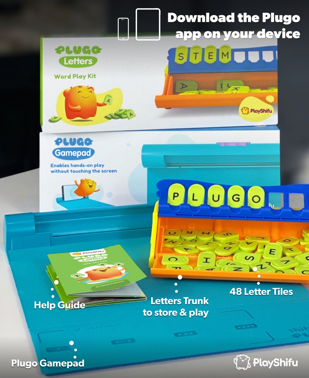 Playshifu Plugo Letters Educational Interactive Stem Learning Game In Open Misce