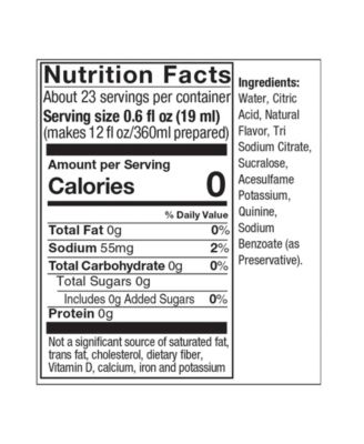 Diet Tonic Set of 4, 14.88 oz