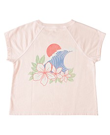 Big Girls Floral Wave T-shirt