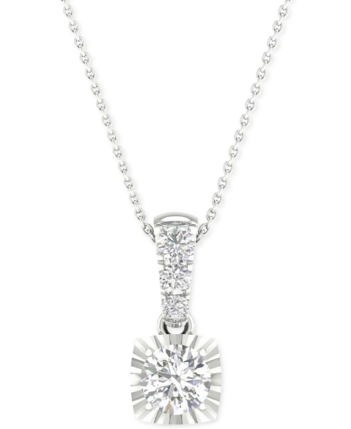 Macys diamond pendant sale clearance