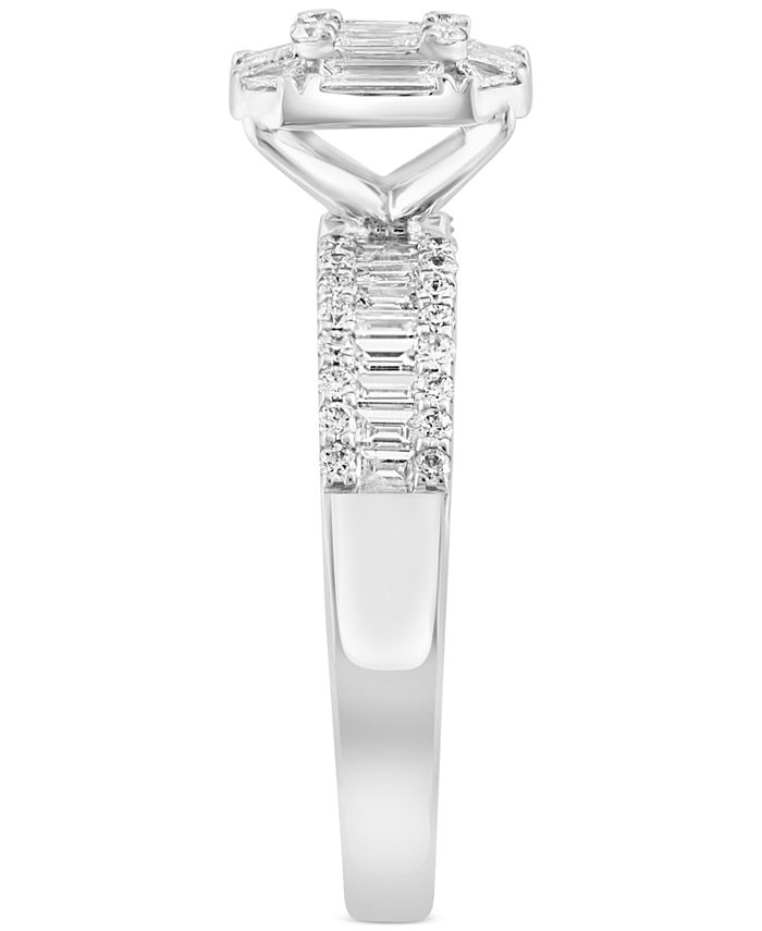 EFFY Collection EFFY® Diamond Cluster Engagement Ring (7/8 ct. t.w.) in ...