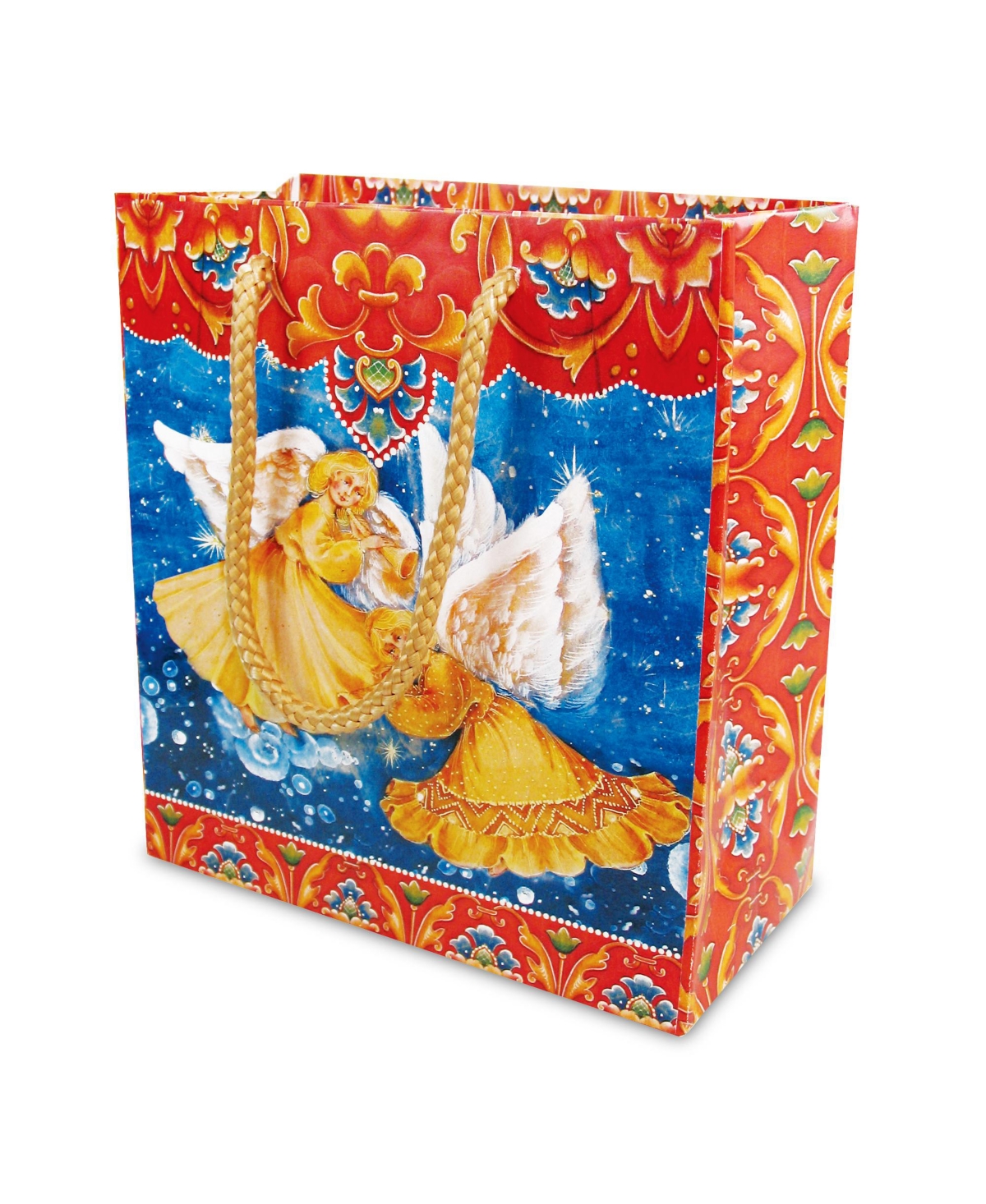 Angels Holiday Gift Bag Small, Set of 3 - Multi Color