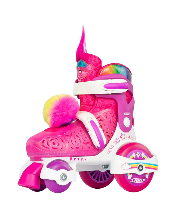 Crazy Skates Trolls Klip Klop Size Adjustable Roller Skates Trolls