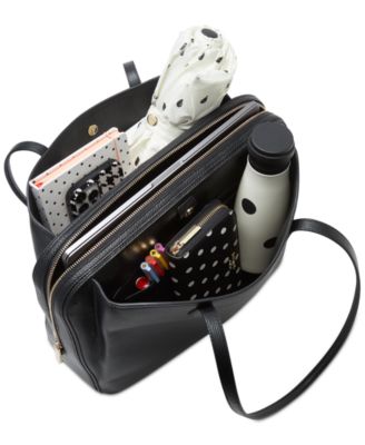 kate spade new york Hudson Pebbled Leather Large Work Tote