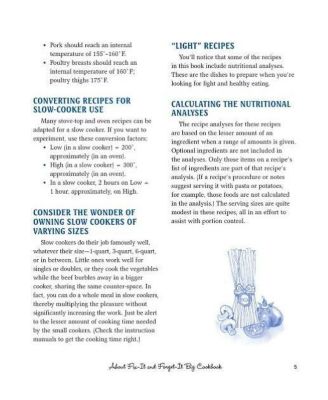 Fix-It and Forget-It Big Cookbook: 1400 Best Slow Cooker Recipes! by Phyllis Good