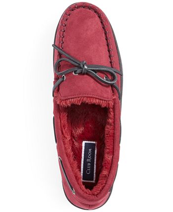 Club Room - Men's Moccasin Slippers, Created for Macy's