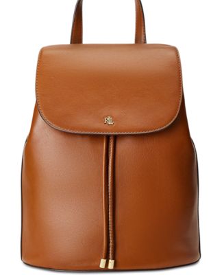LAUREN Ralph Lauren  Nappa Leather Medium Izzie Backpack NWT Polo Ralph Lauren Smooth Leather Backpack | Dillard main image 4