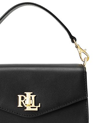 Lauren Ralph Lauren Tayler Leather Eyelet Small Crossbody Bag - Macy's