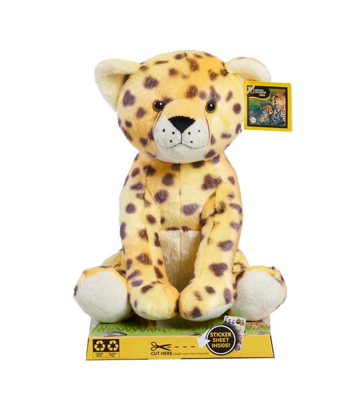 National Geographic Small Plush Cheetah Macy s