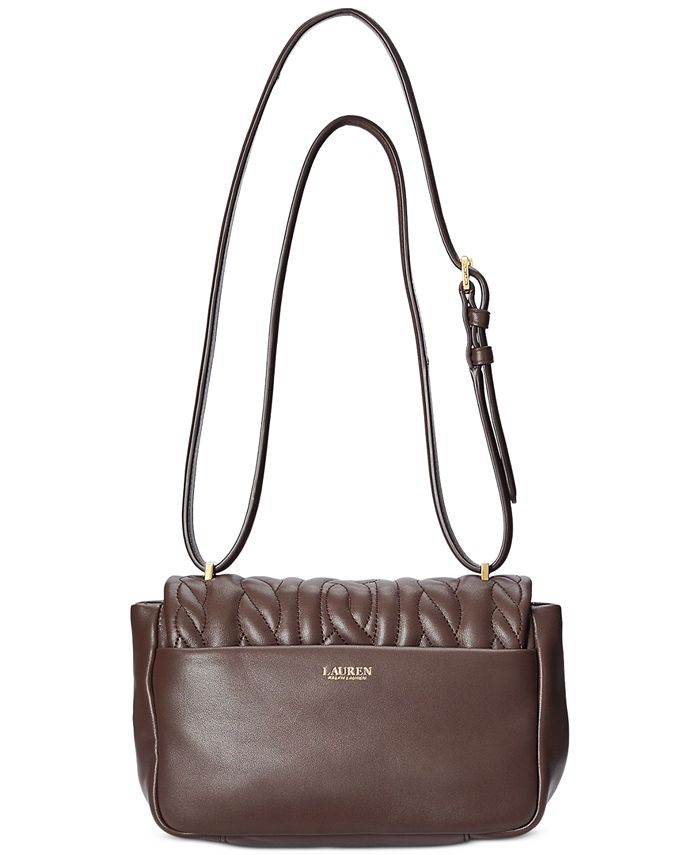 Lauren Ralph Lauren Quilted Nappa Leather Medium Sophee Bag & Reviews Handbags & Accessories