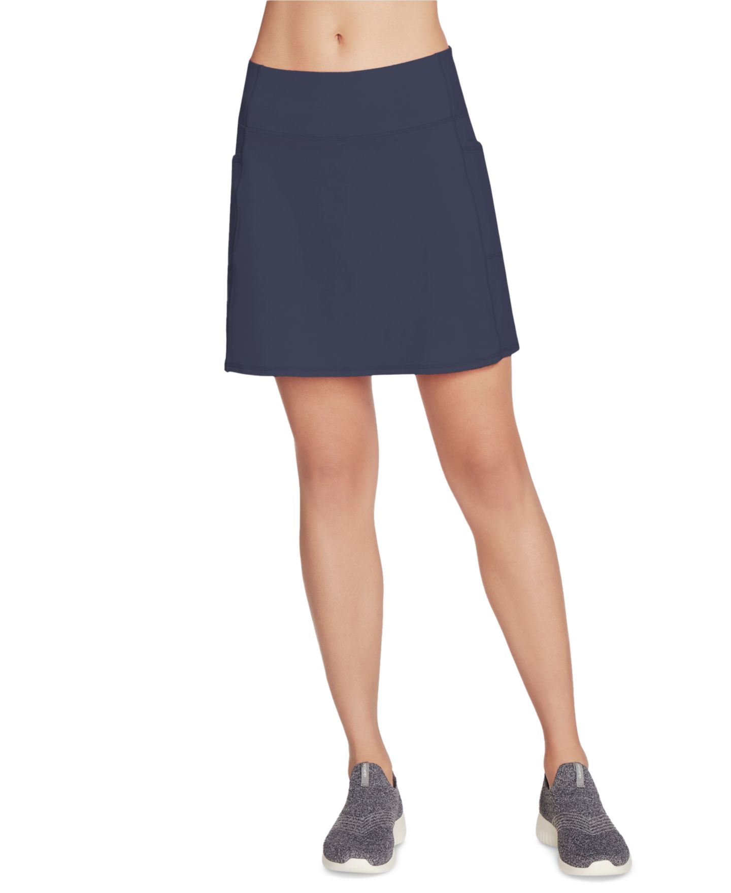 Женская юбка-шорты Skechers Go Walk Skort, цвет: Синий — фото 1