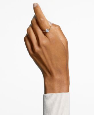 Gold-Tone Constella Crystal Cocktail Ring