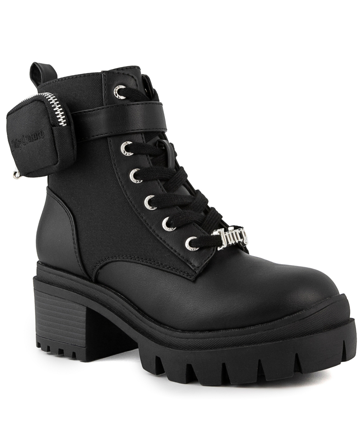 Women's Quentin Combat Boots - Black