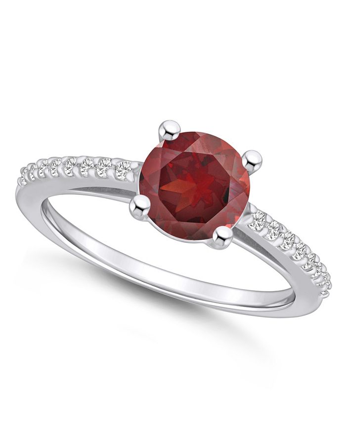 Macys garnet ring shop