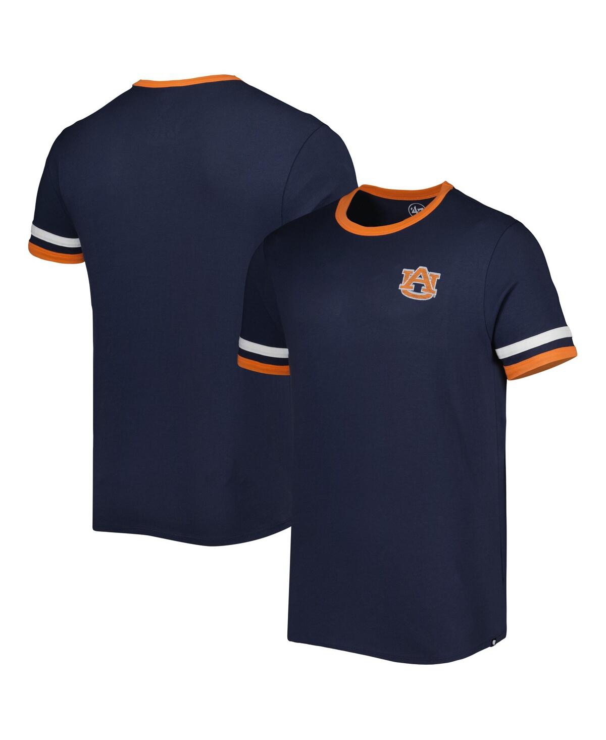 47 Brand Men's '47 Navy Auburn Tigers Otis Ringer T-shirt
