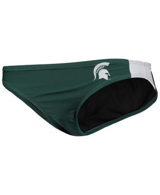 Women's Green Michigan State Spartans Wordmark Bikini Bottom