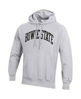 Men's Gray Bowie State Bulldogs Tall Arch Pullover Hoodie