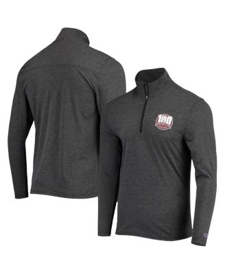 Men's Heathered Black Texas A&M Aggies 12th Man Centennial Field Day Quarter-Zip Jacket
