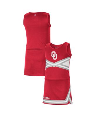 Big Girls Crimson Oklahoma Sooners Carousel Cheerleader Set