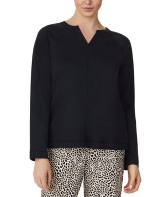 Sanctuary - Women's Split-Neck Long-Sleeve Sleep Top