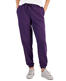 Women's Fleece Jogger Pants, Regular & Petite, Created for Macy's 