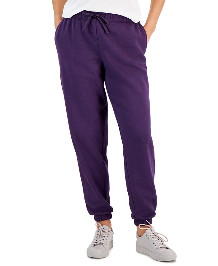 ID Ideology Women's Fleece Jogger Pants, Created for Macy's & Reviews ...