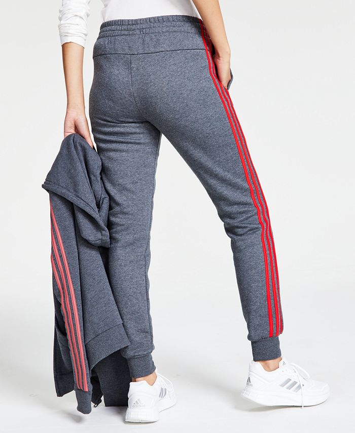 adidas Women's 3Stripe Cotton Fleece Sweatpant Jogger & Reviews