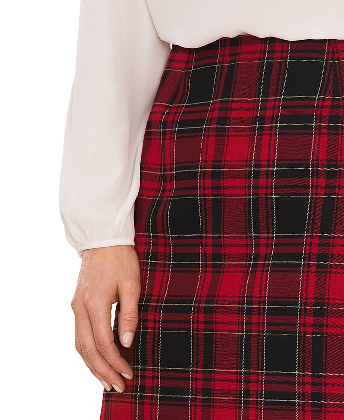 CeCe Women's Plaid ALine Mini Skirt Macy's