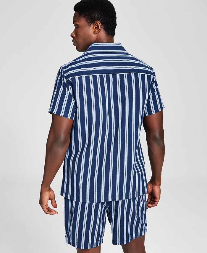 And Now This Men's ClassicFit ButtonDown Camp Shirt Macy's