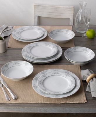 Sweet Leilani 12-Piece Dinnerware Set, Service For 4
