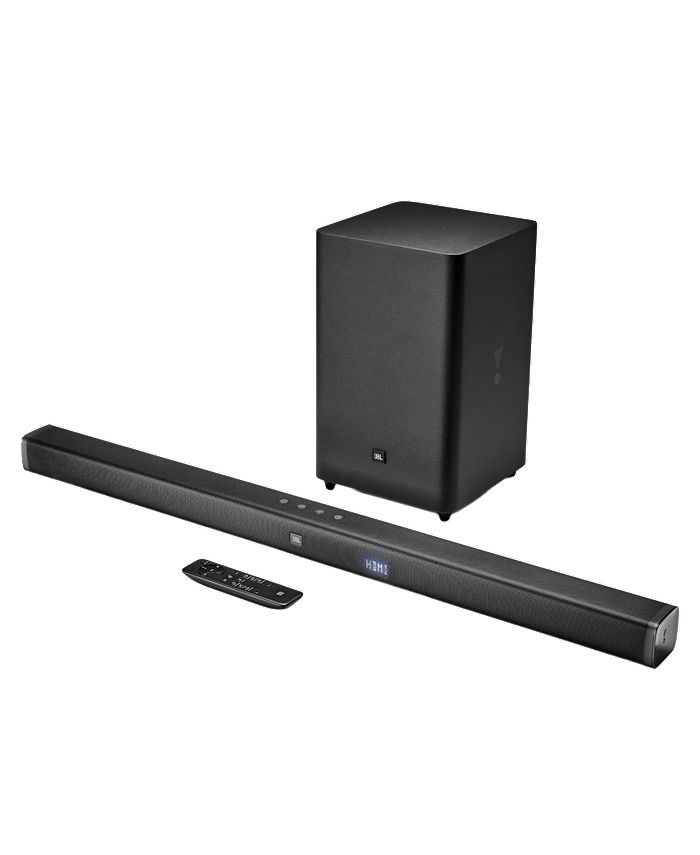 JBL Bar 2.1 Deep Bass Wireless Soundbar and Subwoofer Set, 2 Piece Macy's