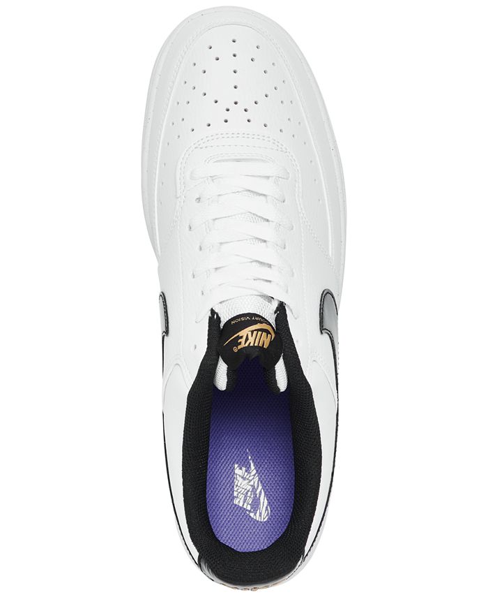 Nike Men #39 s Court Vision Low Casual Sneakers from Finish Line Macy #39 s