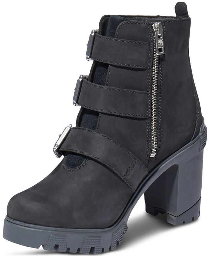 Timberland Women's Lana Point Buckled BlockHeel Boots Macy's