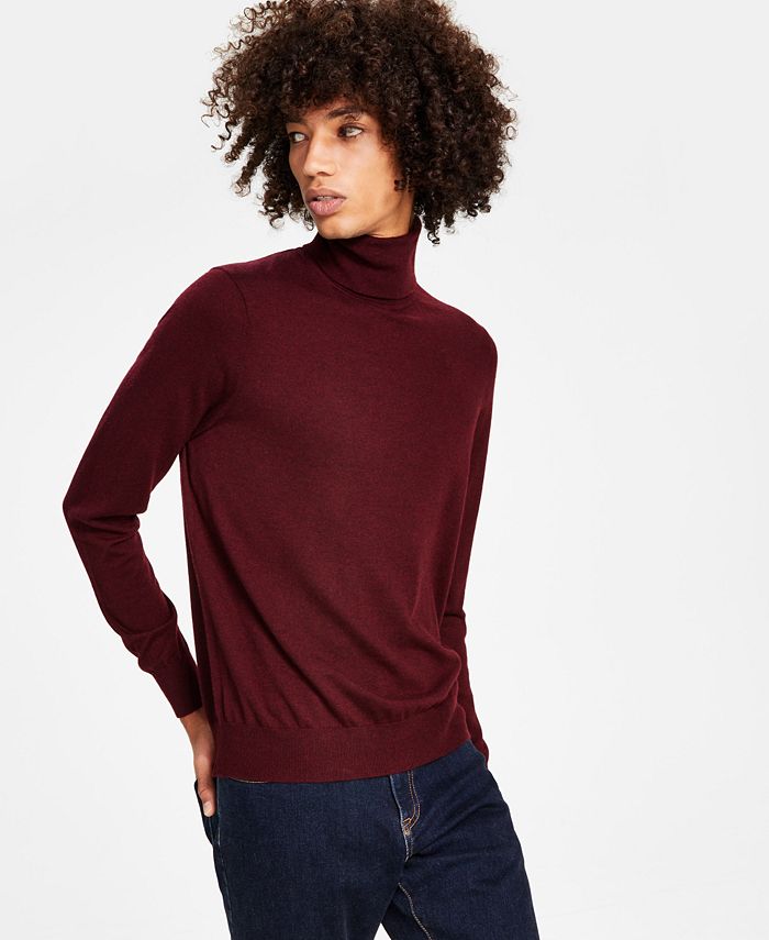 Paisley & Gray Men's Fine Gauge Turtleneck Pullover Sweater Macy's