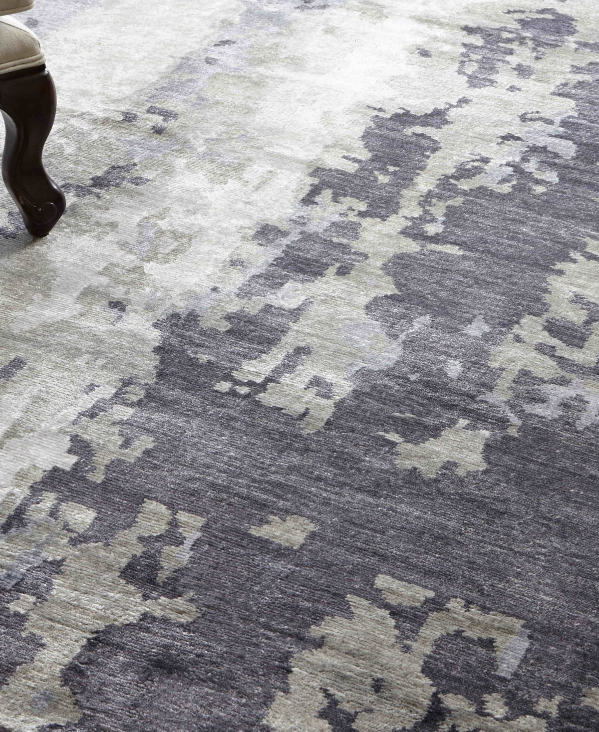 Exquisite Rugs Viscose From Bamboo Silk Er3337 6' X 9' Area Rug In Multi