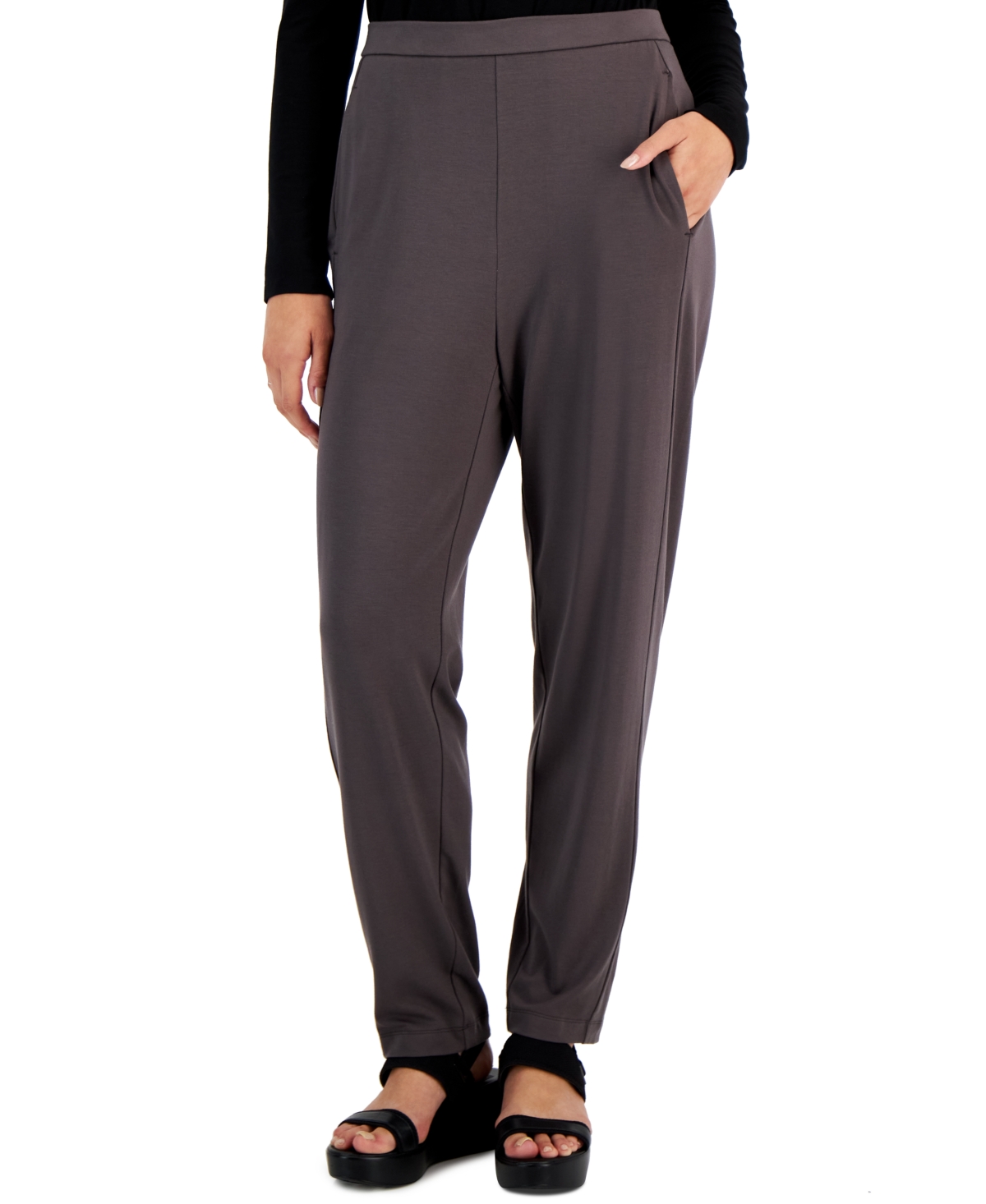Eileen Fisher Women's Pull-On Slouch Ankle Pants