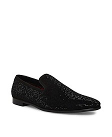Men's Cirius Crystal Embellished Slip-On Loafers