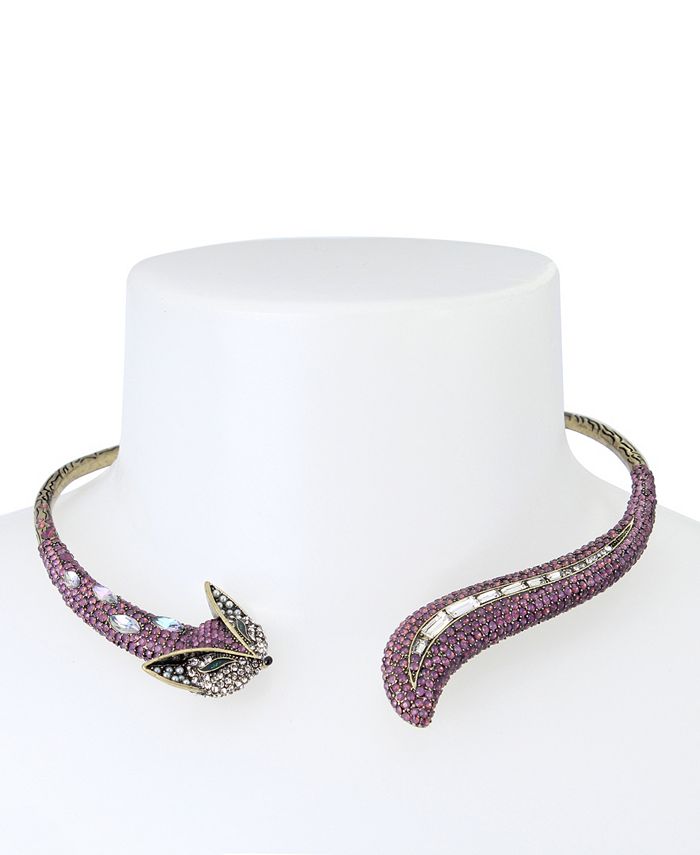 Betsey Johnson Fox Collar Necklace Macy s