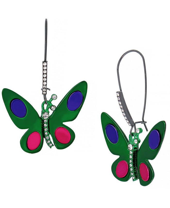 Betsey Johnson Butterfly Dangle Earrings Macy's