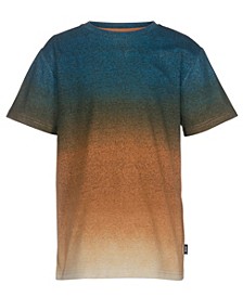 Big Boys Jorge Color Fade Print Short Sleeve Knit Crew T-shirt